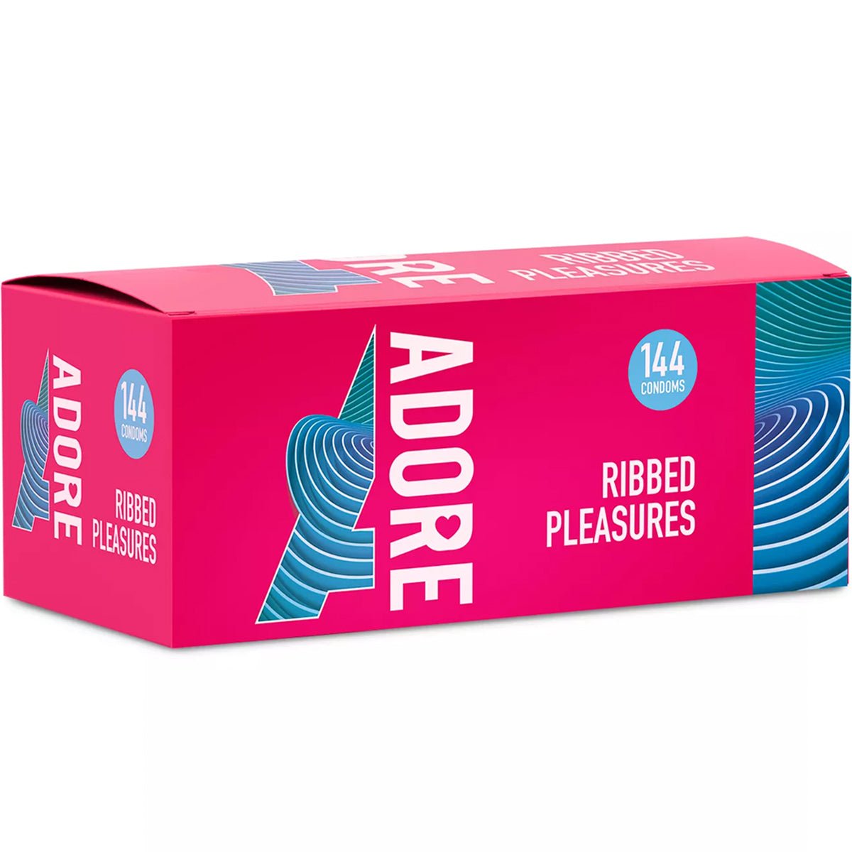 Adore Condoms Ribbed Pleasure - 52 mm & Latex - Condomz