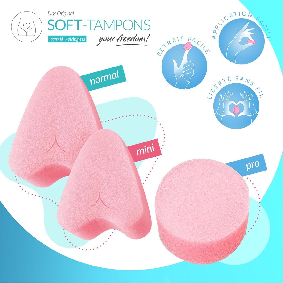 Adore Condoms Soft Tampons Professional - FSC & Tampon Hygiénique - Condomz
