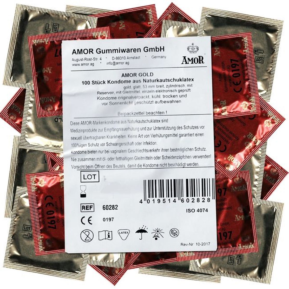 Amor Gold - Doré & 53 mm - Condomz