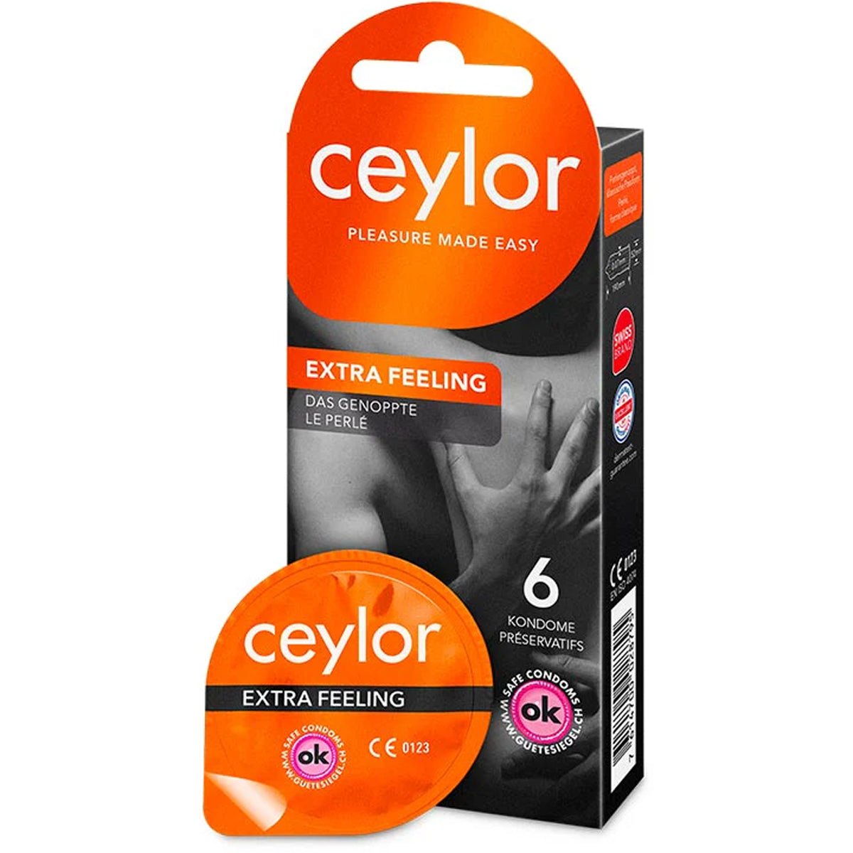 Ceylor Extra Feeling - Perlé & 52 mm - Condomz