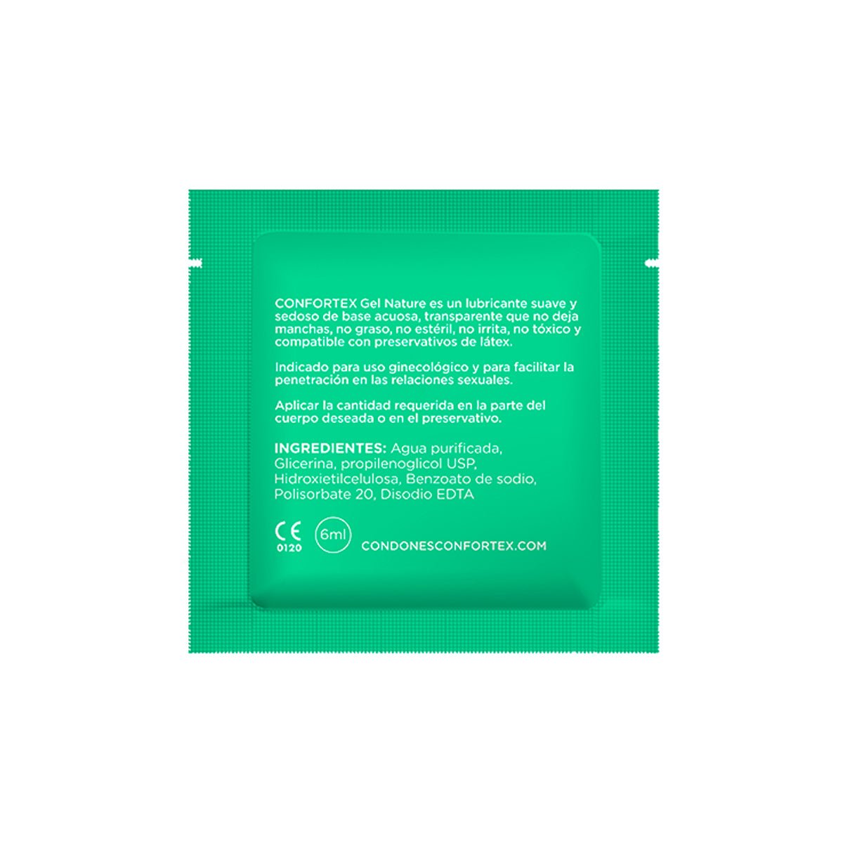 Confortex Gel Nature - À Base d'Eau & Compatible Préservatifs - Condomz