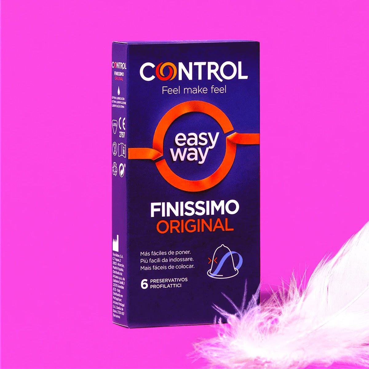 Control Finissimo Easy Way - Ultra-Fin & Évasé - Condomz