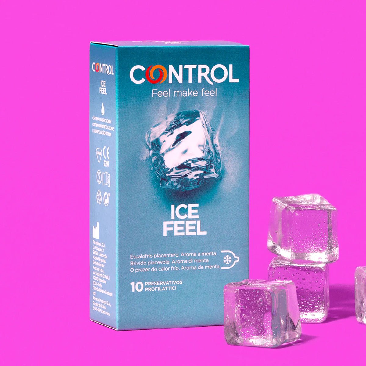 Control Ice Feel - Effet Rafraîchissant & Parfumé - Condomz
