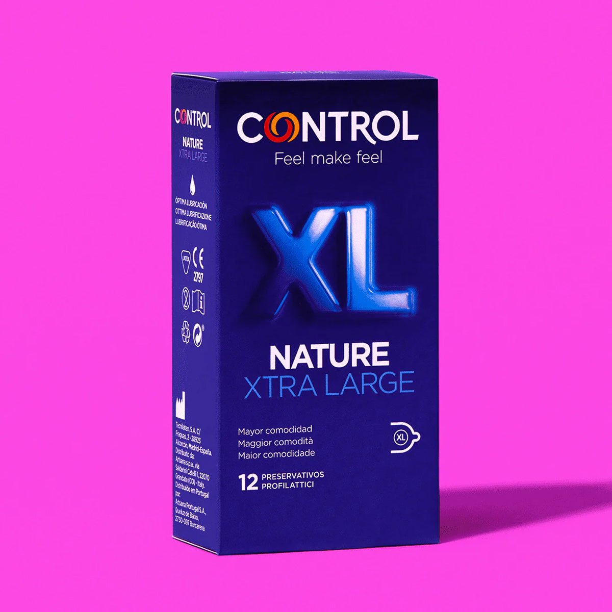 Control Nature Xtra Large - Grande Taille & Anatomique - Condomz