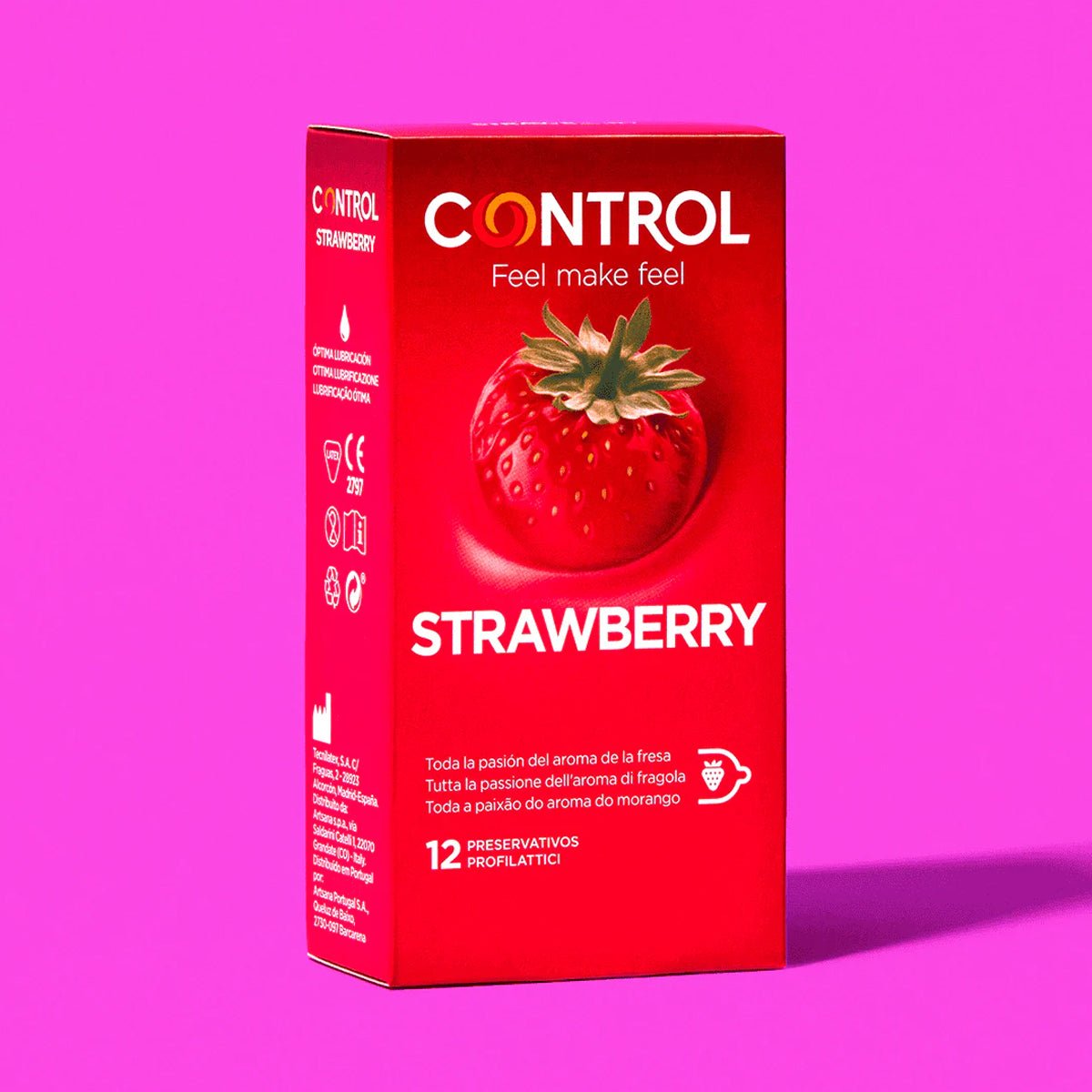 Control Strawberry - Parfumé & Évasé - Condomz