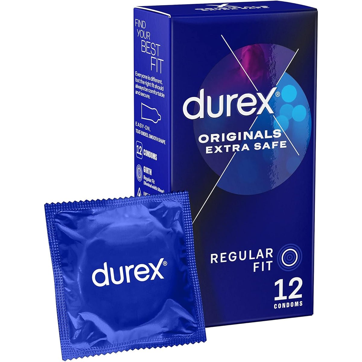 Durex Extra Safe - Extra-Résistant & Extra-Lubrifié - Condomz