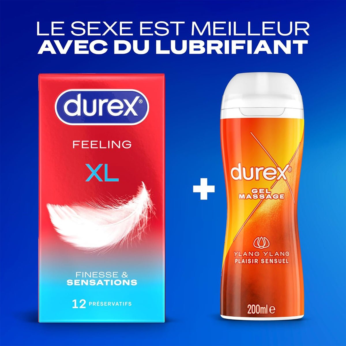 Durex Feeling XL - Grande Taille & Ultra-Fin - Condomz