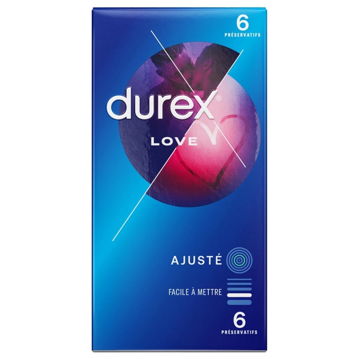 Durex Love - Extra-Lubrifié & Anatomique - Condomz