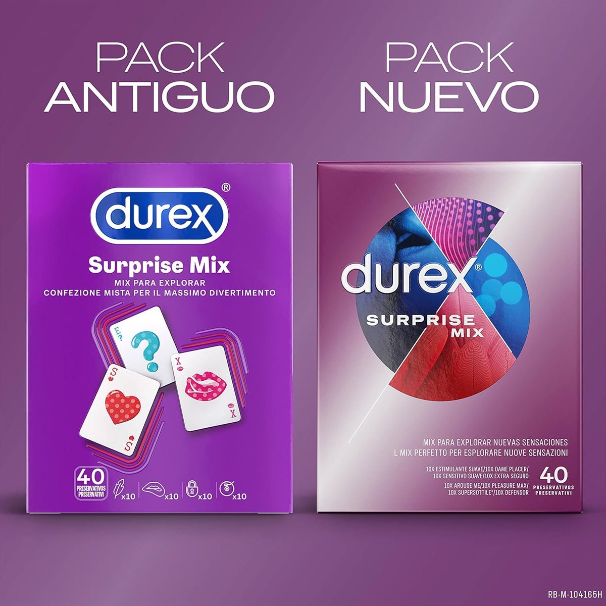 Durex Surprise Me - Nervuré & Perlé - Condomz