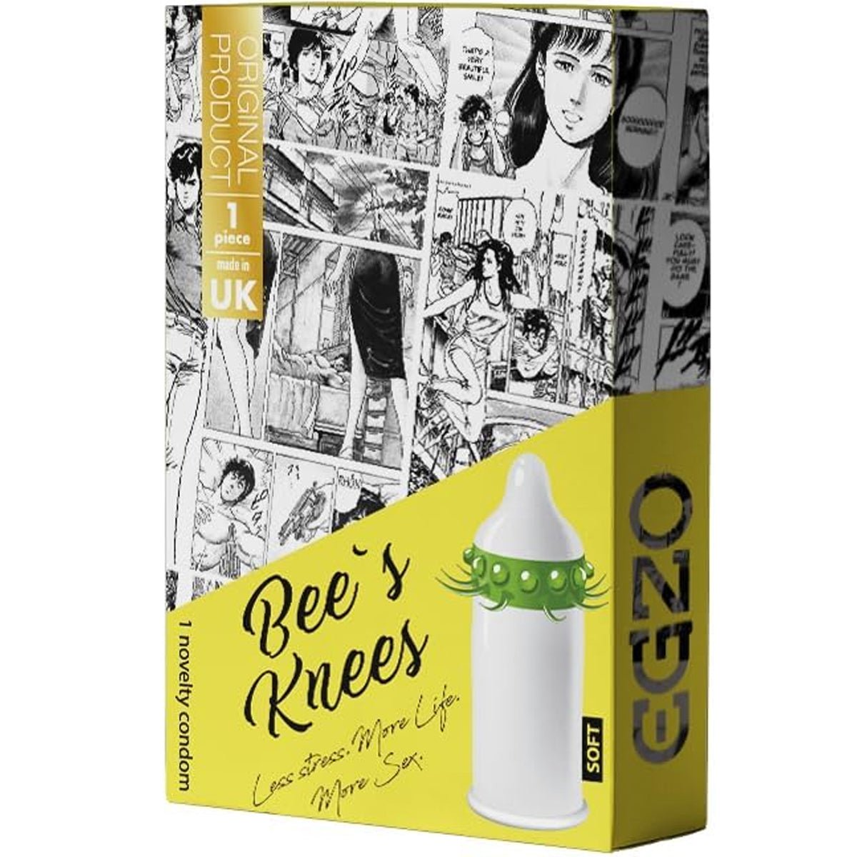 Egzo Bee’s Knees - Texturé & Extra-Lubrifié - Condomz