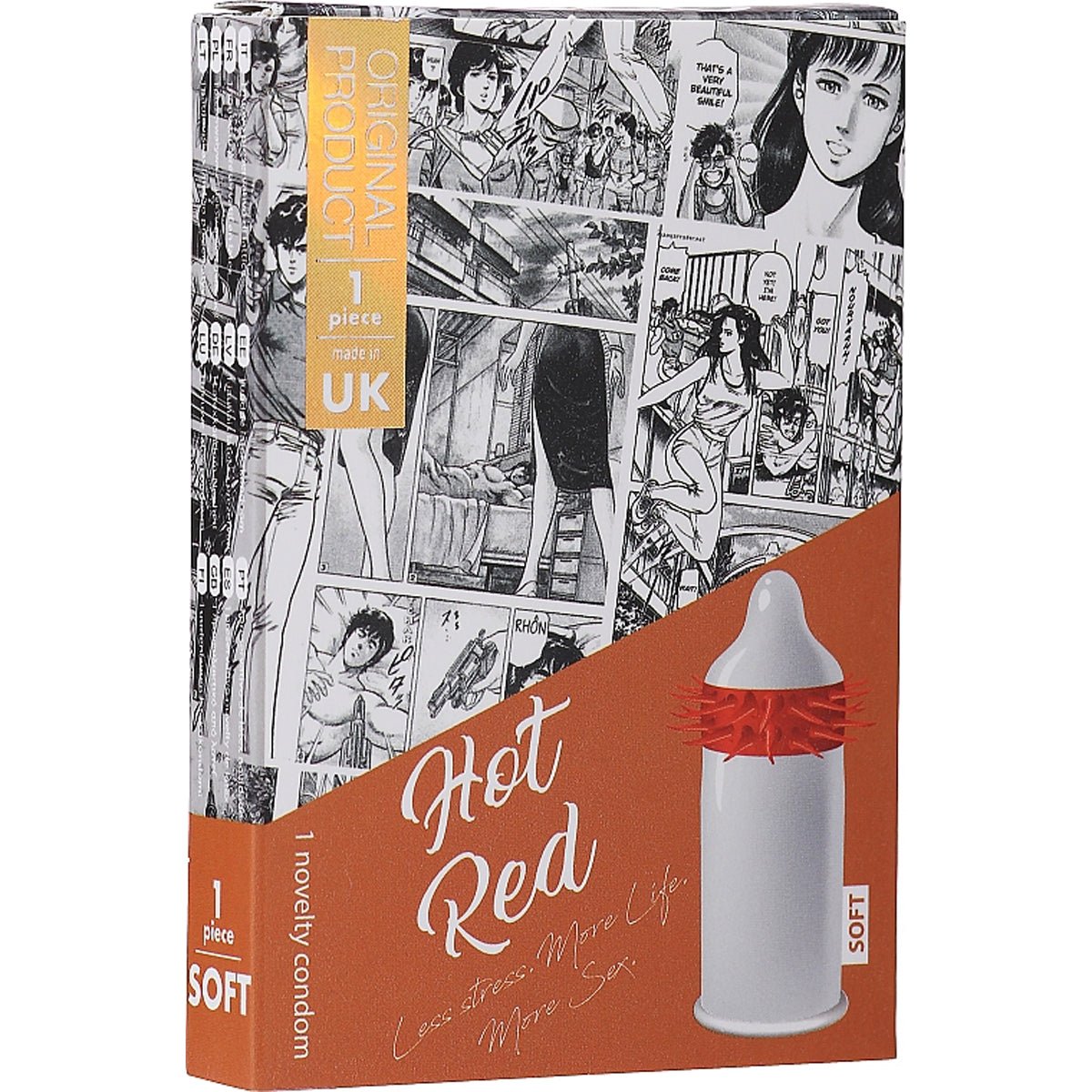 Egzo Hot Red - Texturé & Coloris Assortis - Condomz