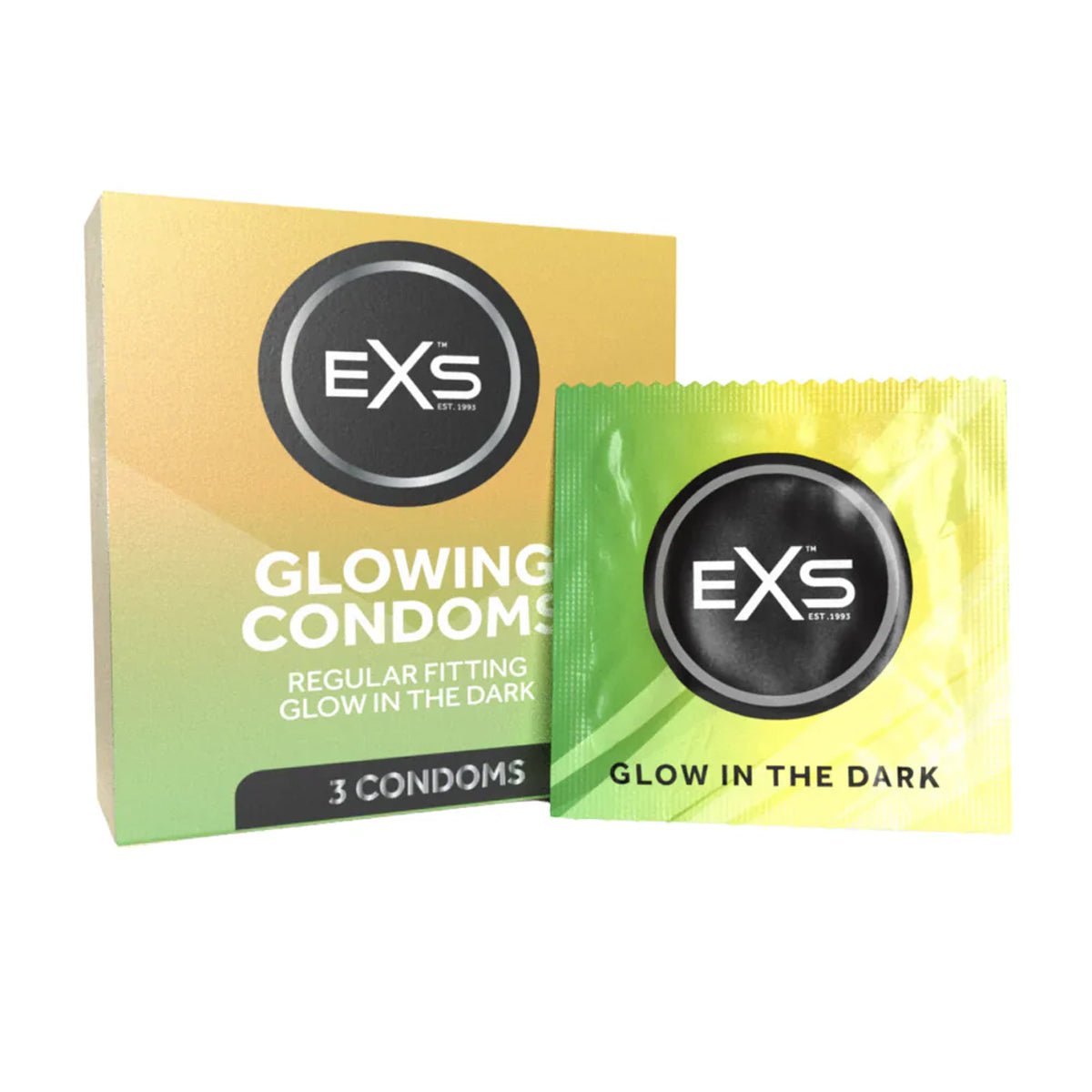EXS Glow in the dark - Phosphorescent & 53 mm - Condomz