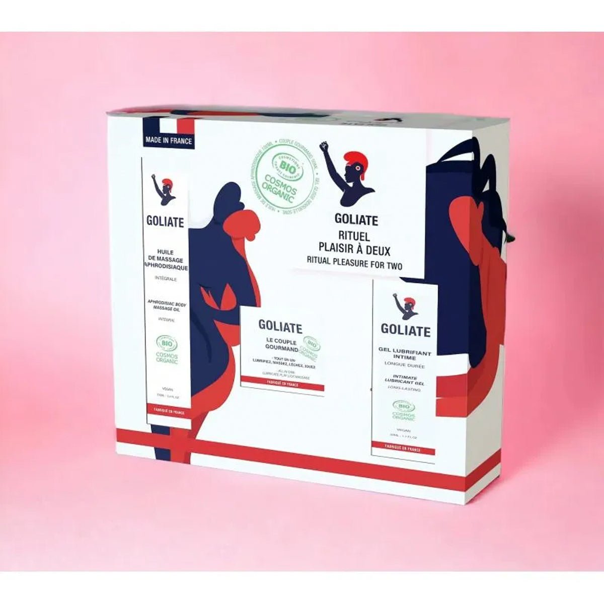 Goliate Coffret - Plaisir à deux - Effet Massant - Condomz