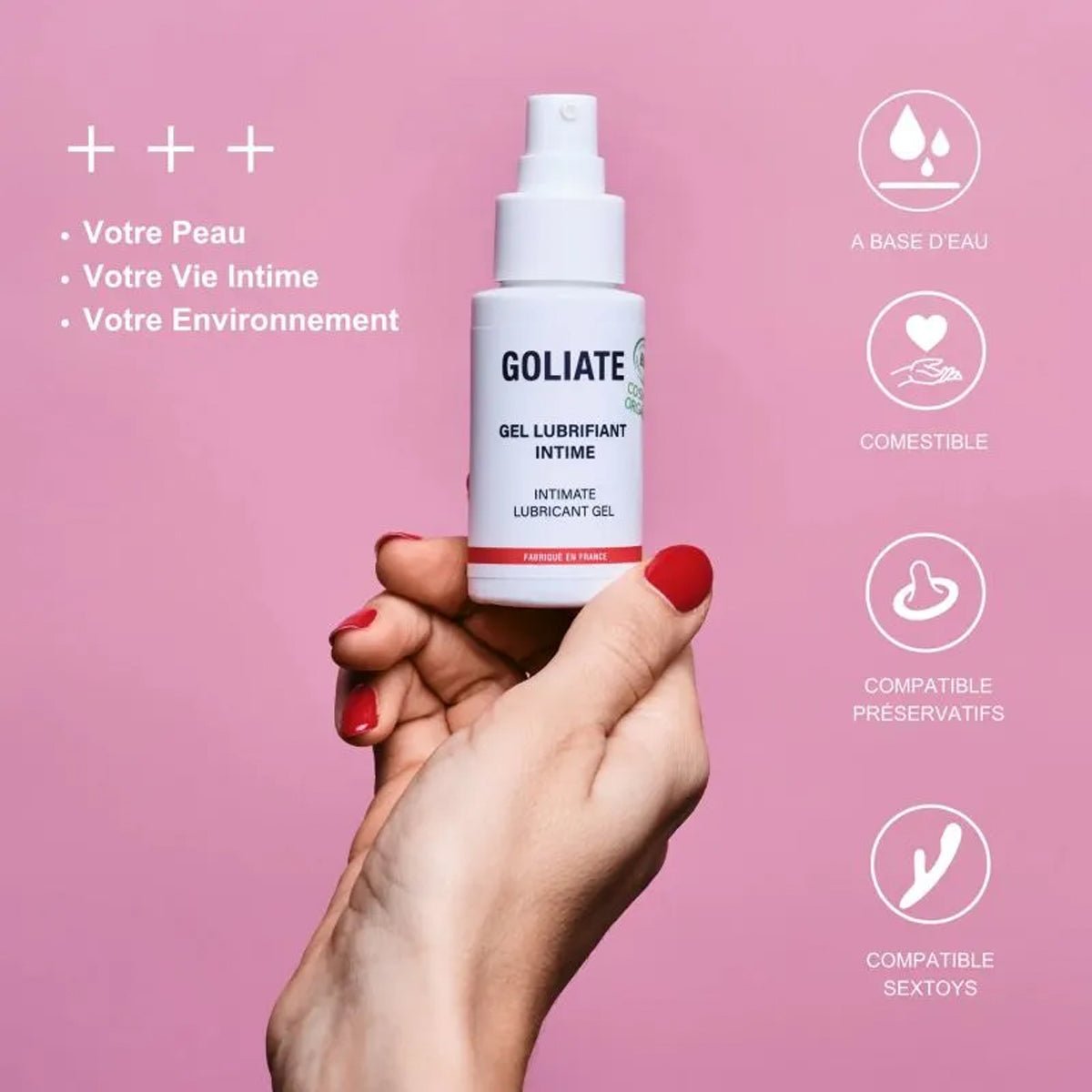 Goliate Coffret - Plaisir à deux - Effet Massant - Condomz