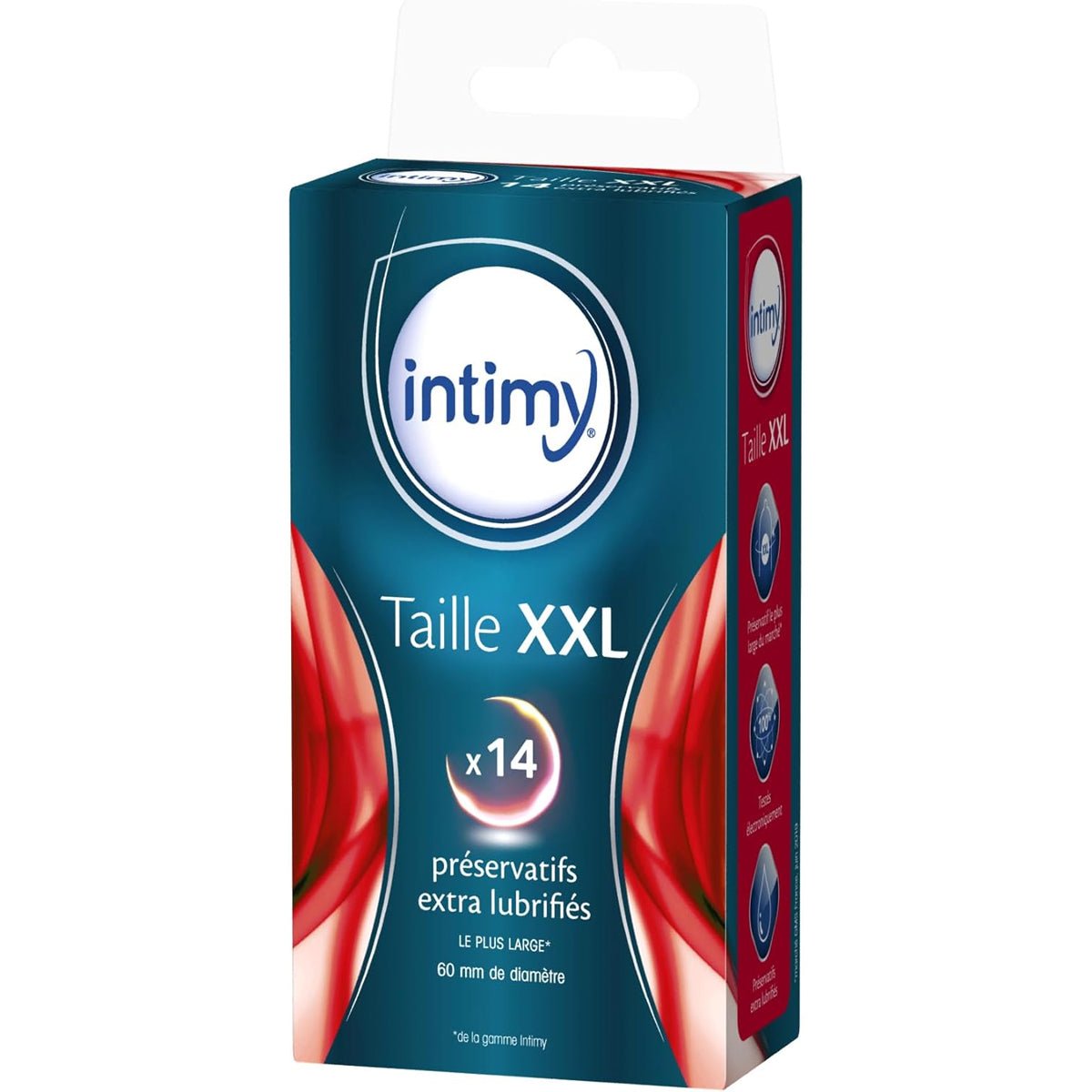 Intimy Taille XXL - Grande Taille & Extra-Lubrifié - Condomz