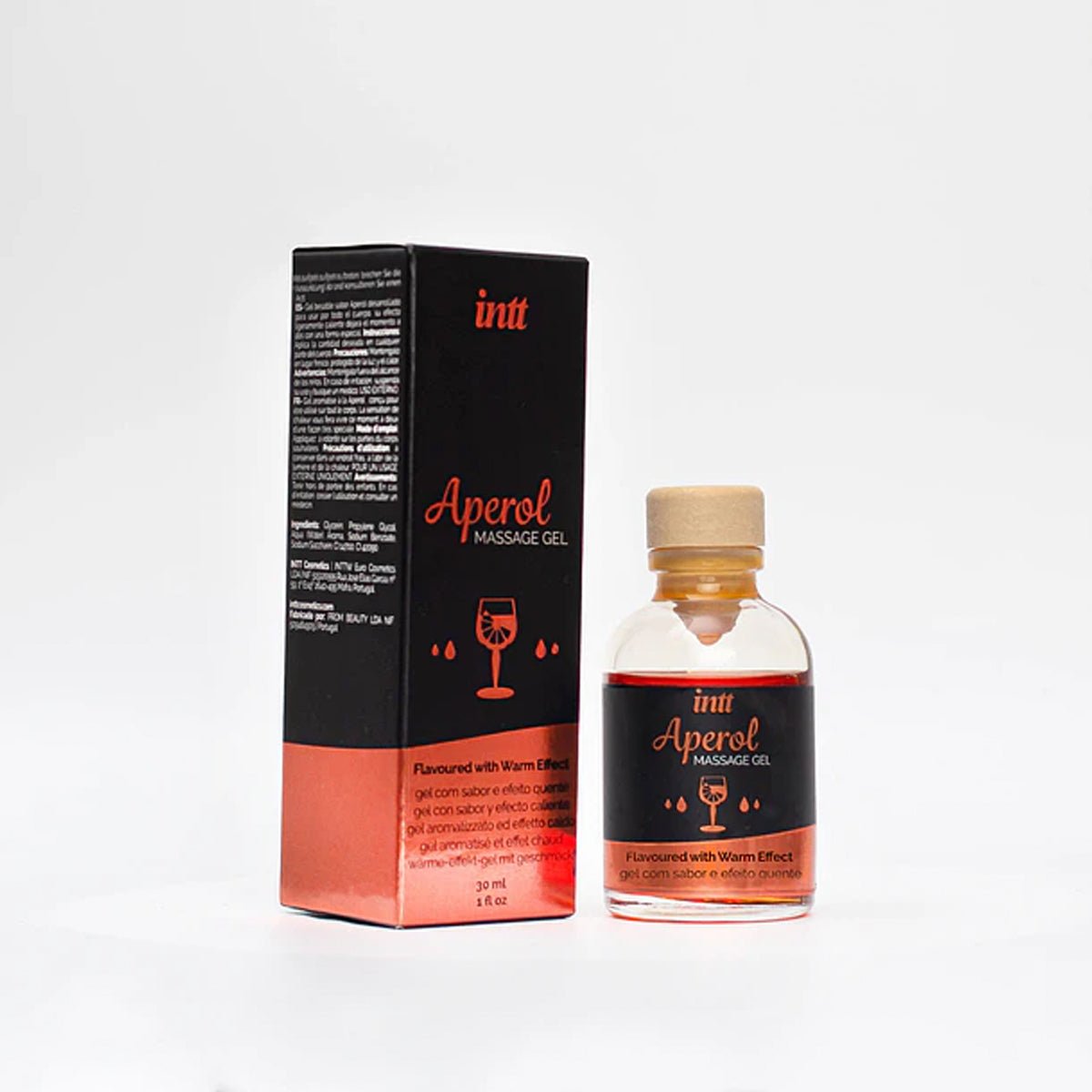 Intt Massage Gel - Parfumé & Effet Chauffant - Condomz
