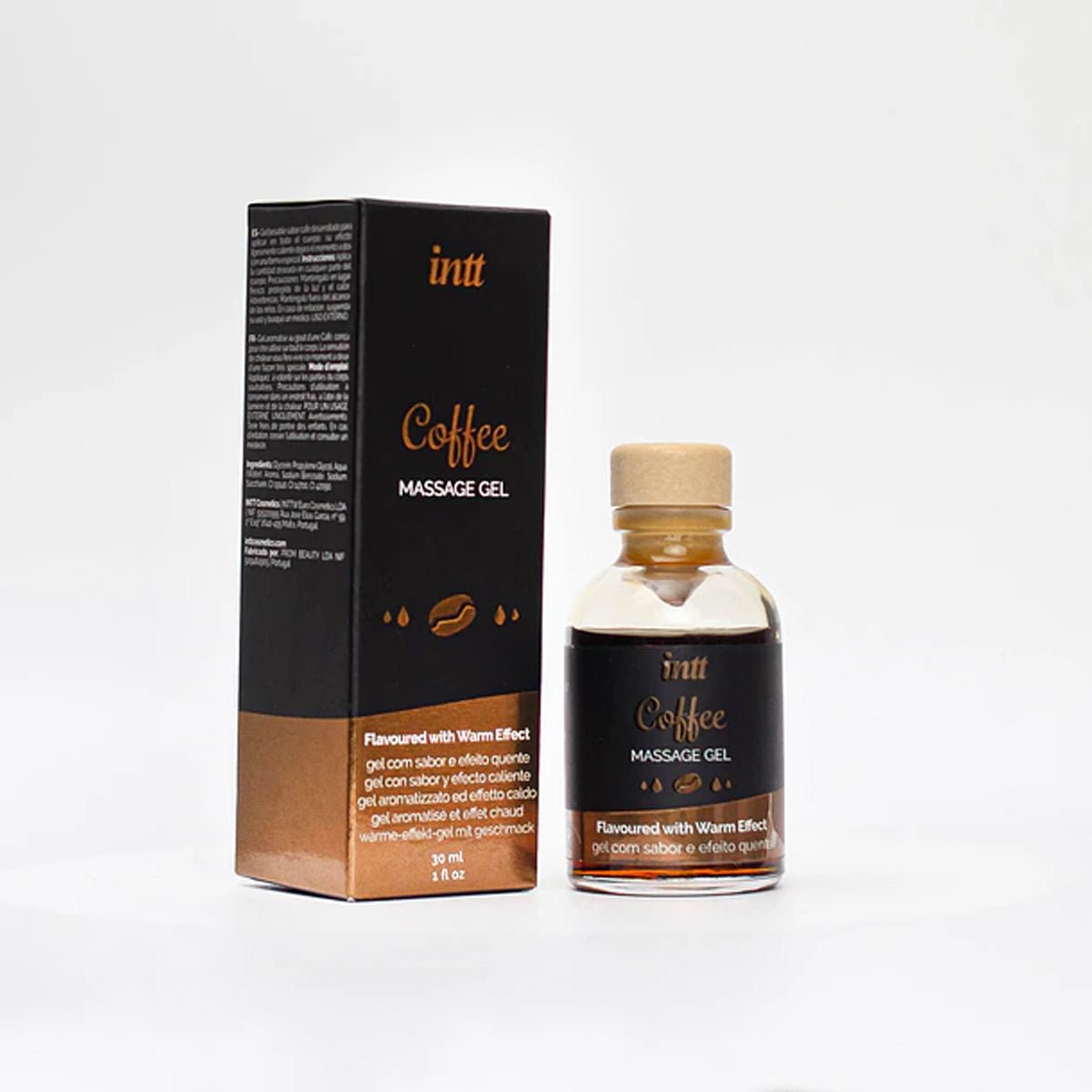 Intt Massage Gel - Parfumé & Effet Chauffant - Condomz