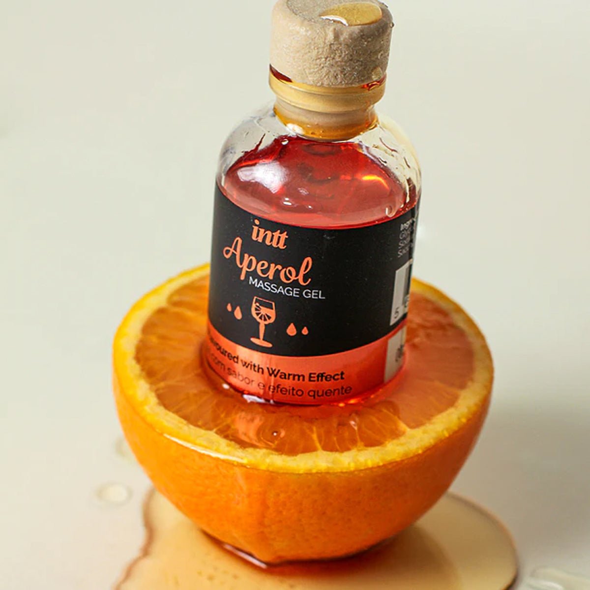 Intt Massage Gel - Parfumé & Effet Chauffant - Condomz