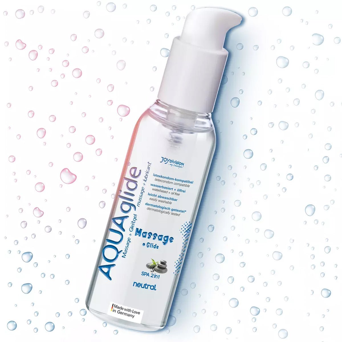 JoyDivision AQUAglide Massage + Glide - Longue Durée - Condomz