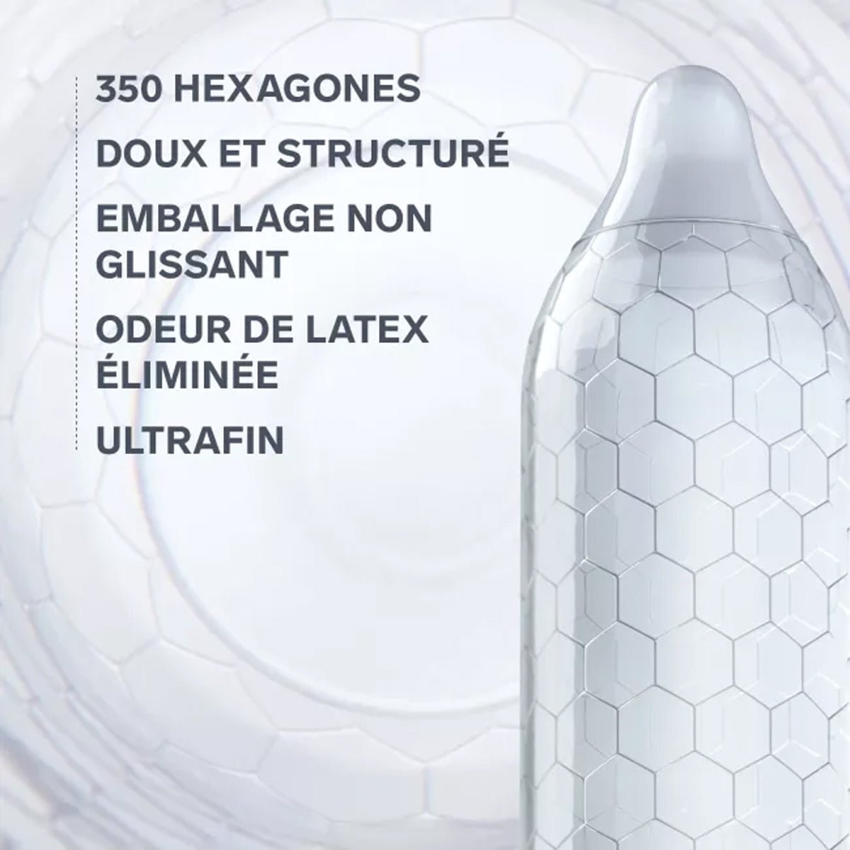 Lelo HEX Respect XL - Grande Taille & Ultra-Fin - Condomz