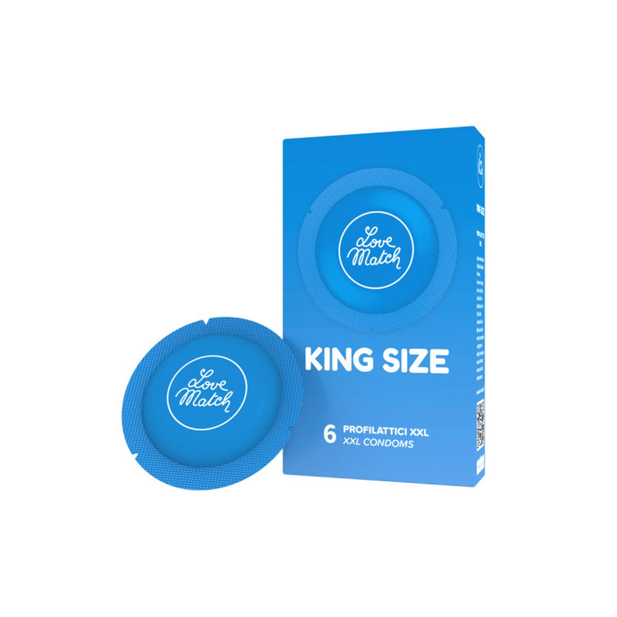Love Match King Size - Grande Taille & Extra-Lubrifié - Condomz