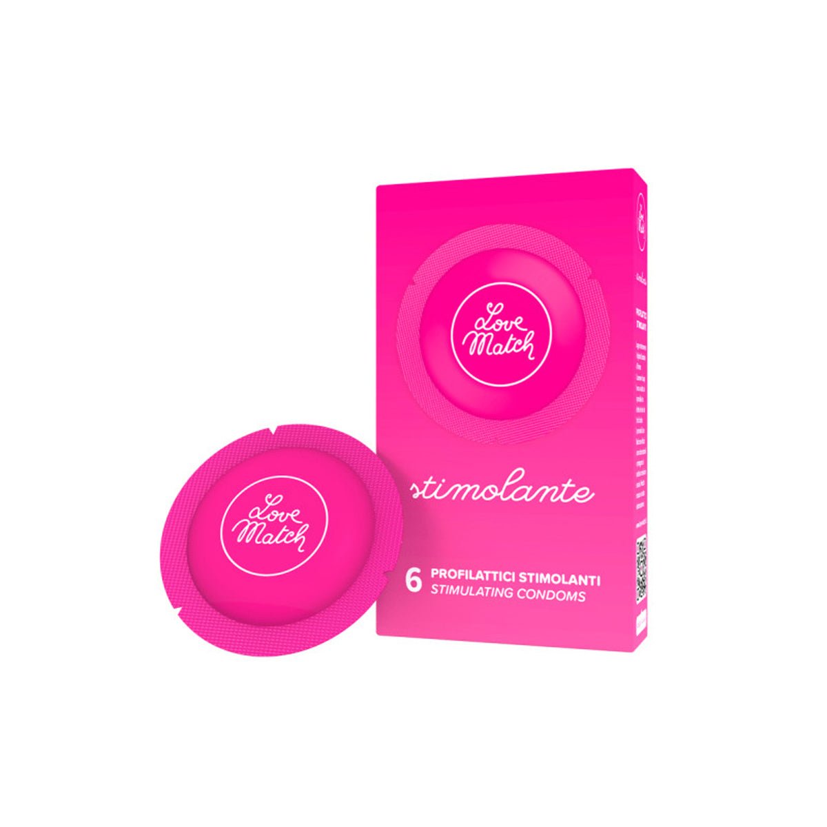 Love Match Stimolante - Perlé & Nervuré - Condomz