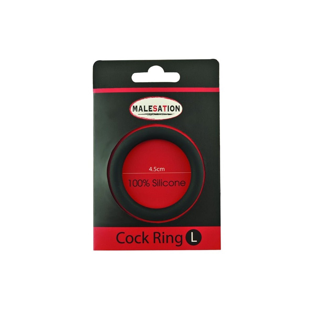 Malesation Cock Ring - Effet Retardant & Noir - Condomz