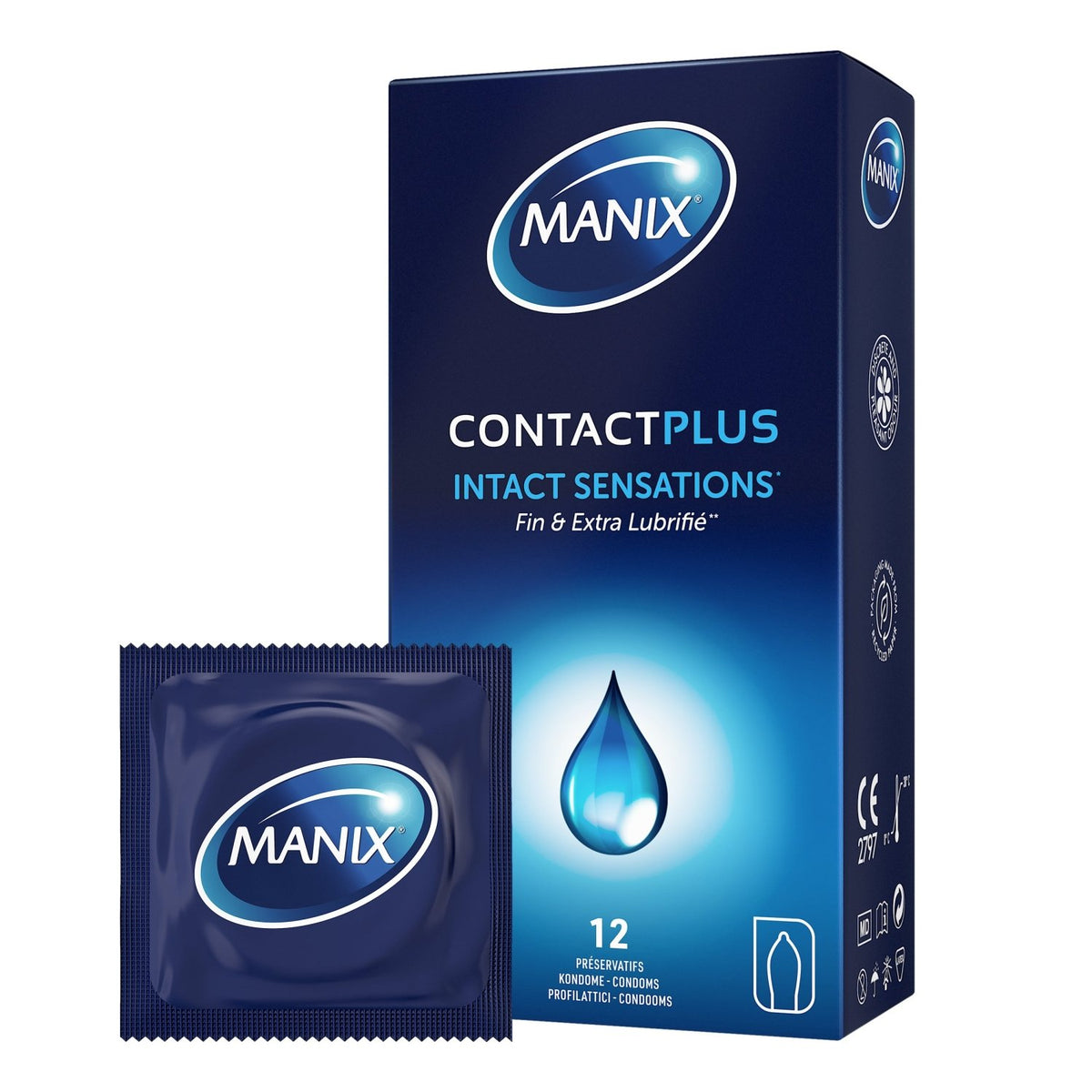 Manix Contact Plus - Ultra-Fin & Extra-Lubrifié - Condomz