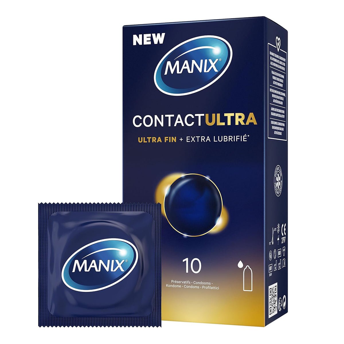 Manix Contact Ultra - Ultra-Fin & Extra-Lubrifié - Condomz