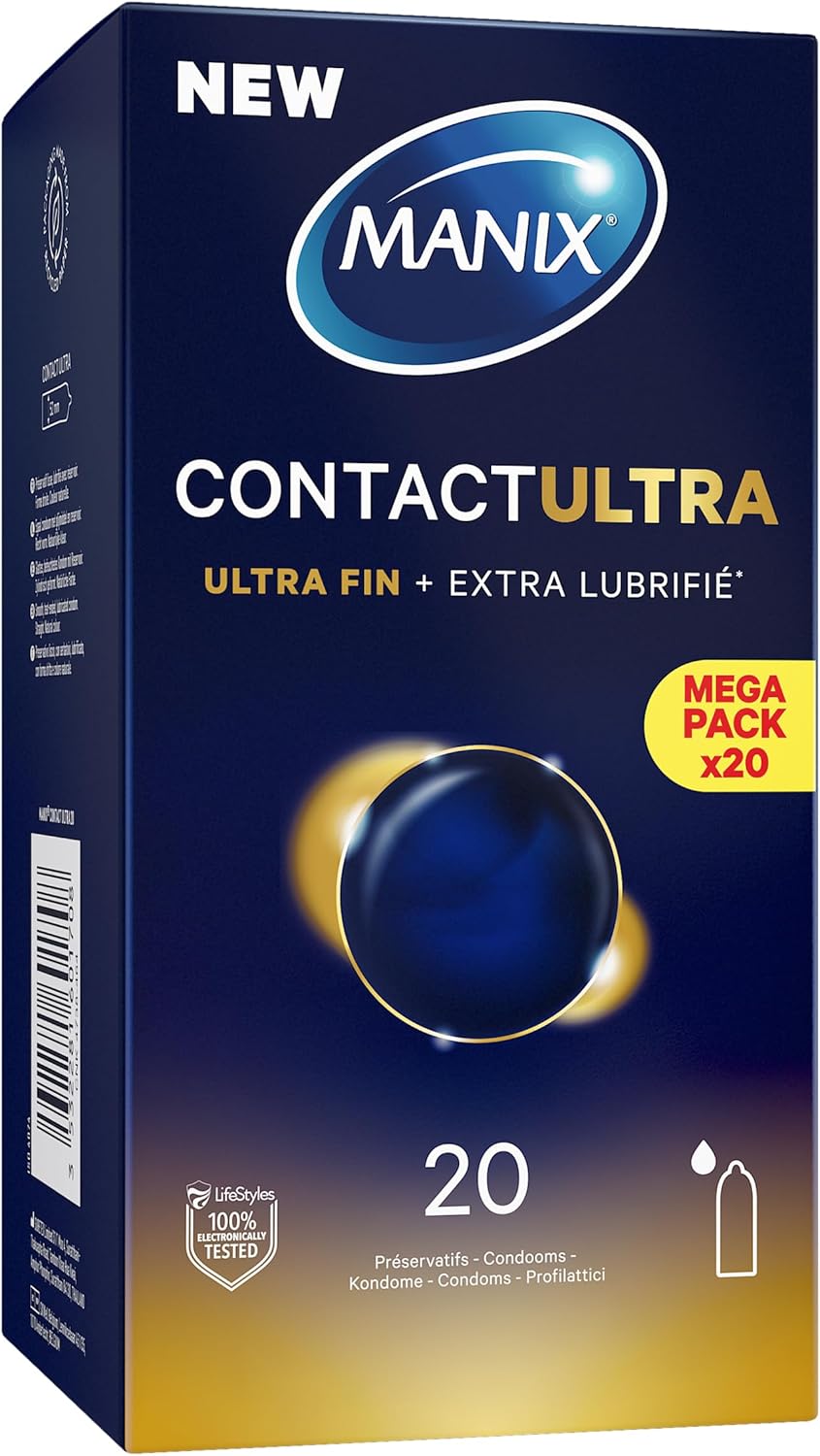 Manix Contact Ultra - Ultra-Fin & Extra-Lubrifié - Condomz