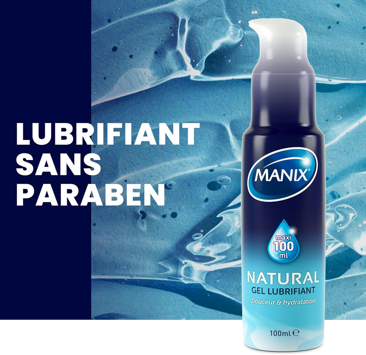 Manix Gel Natural - Hydratant & Équilibrant pH - Condomz
