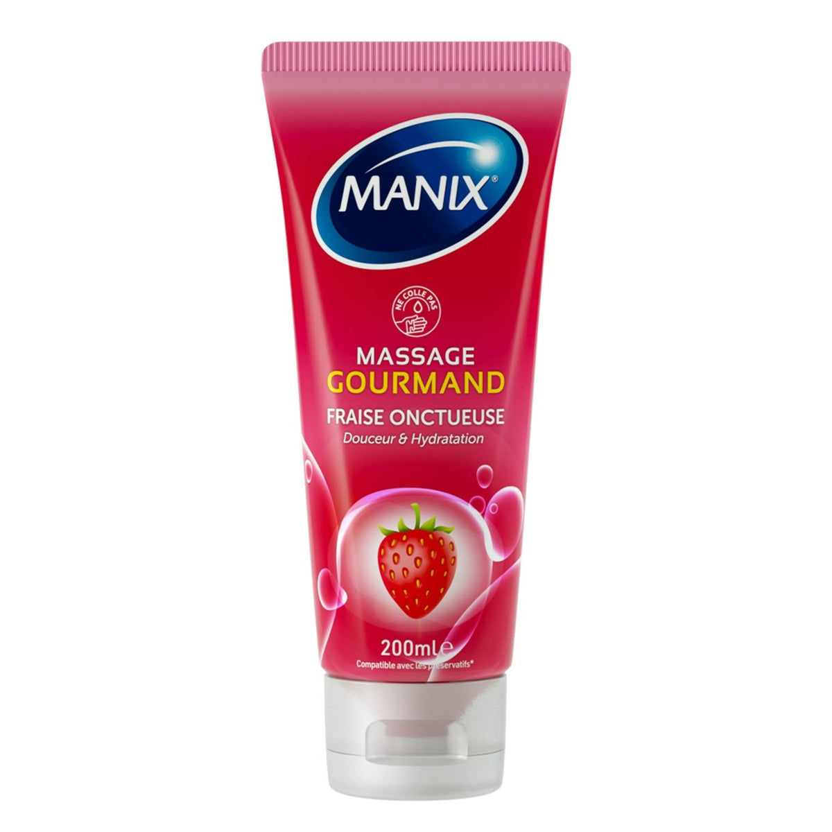 Manix Massage Gourmand - Parfumé & Hydratant - Condomz