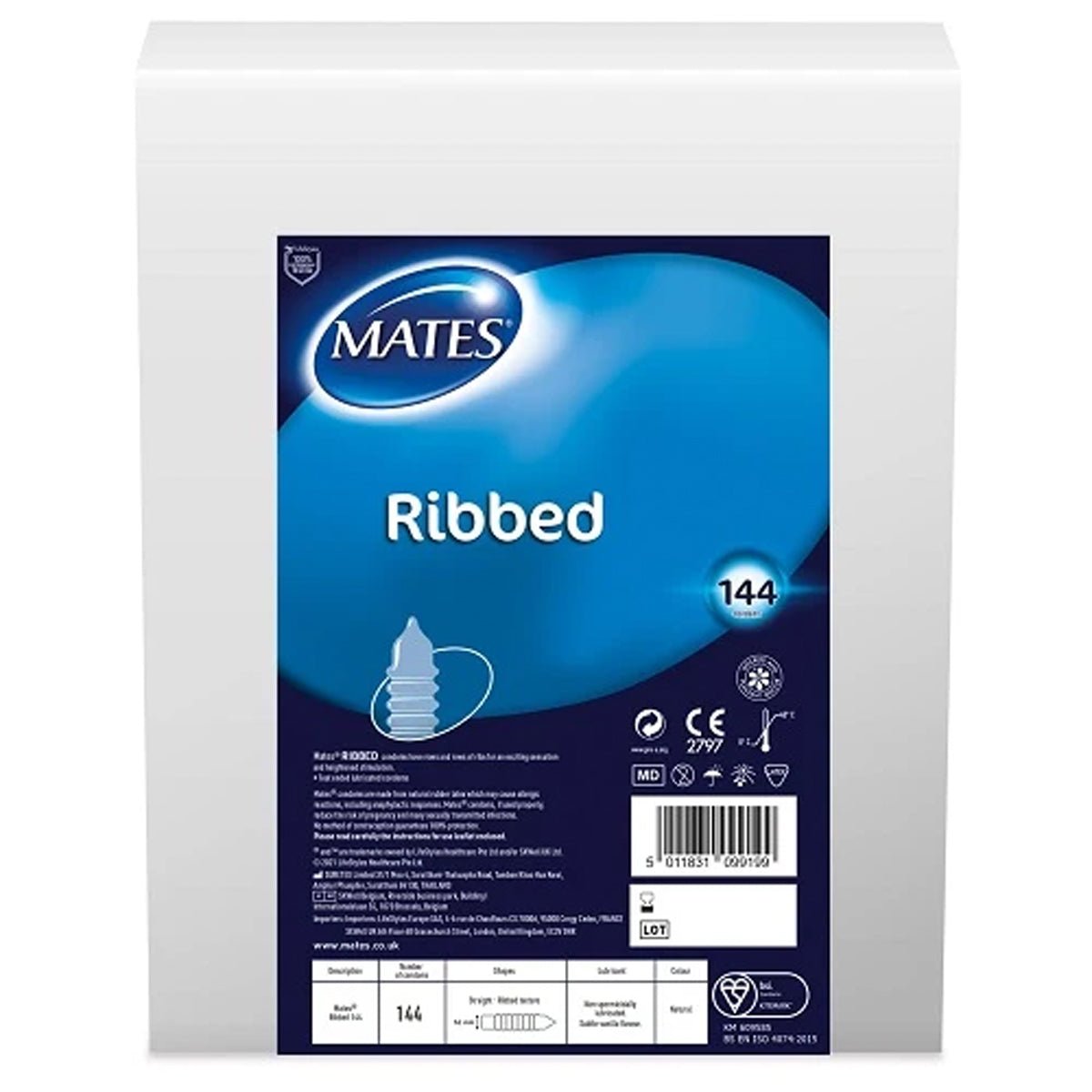 Mates Ribbed - Nervuré & Vanille - Condomz