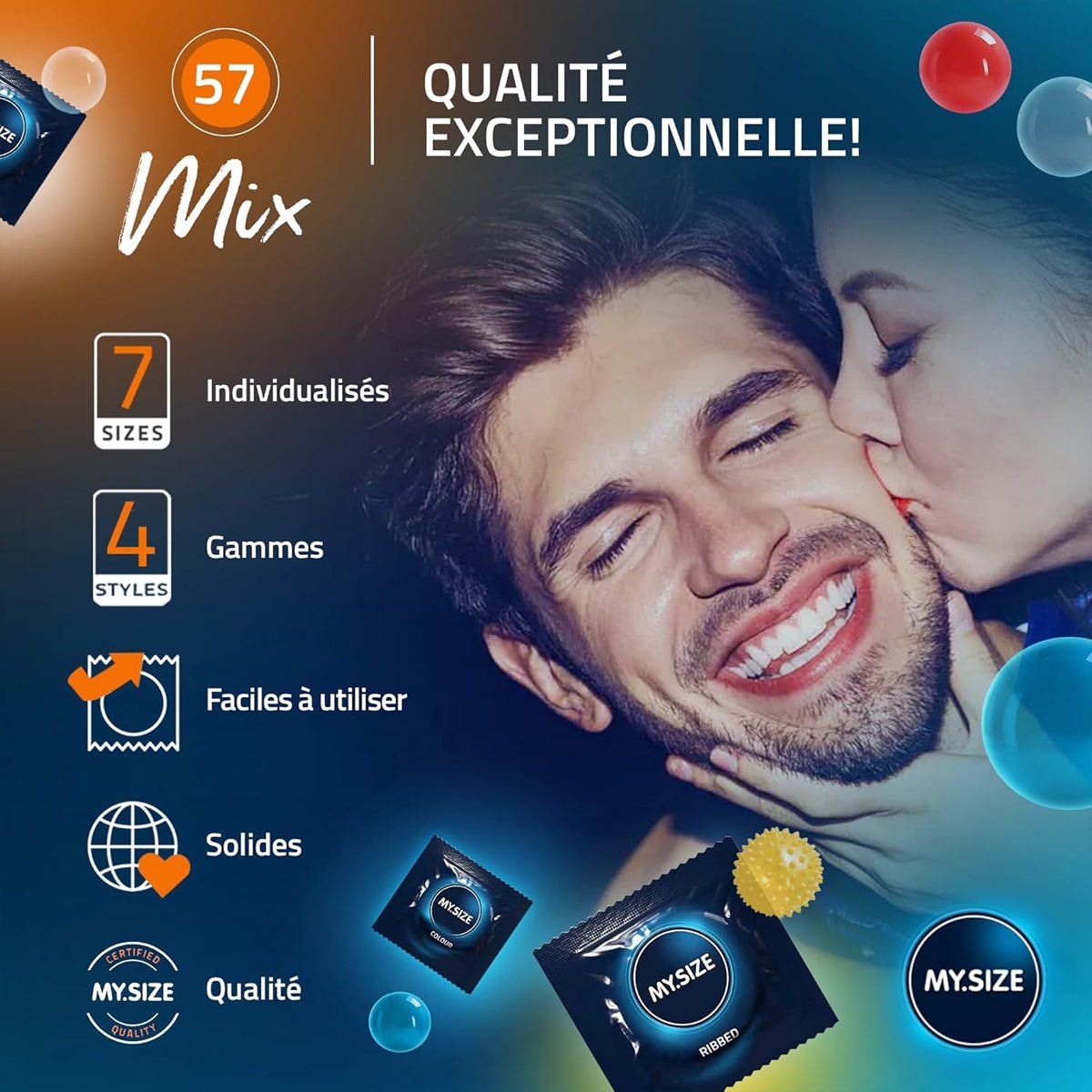 MySize Mix - Ultra-Fin & Parfumé - Condomz