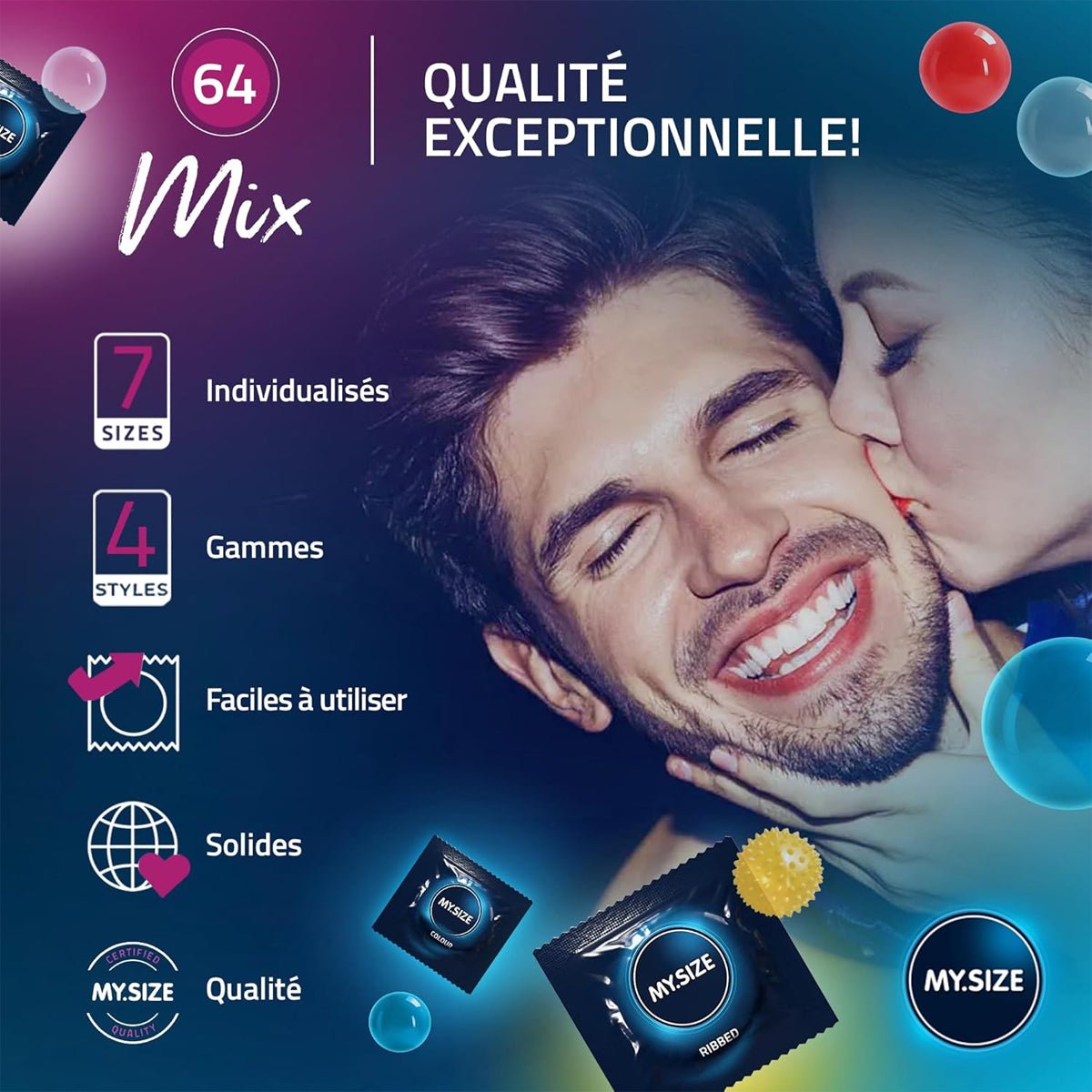 MySize Mix - Ultra-Fin & Parfumé - Condomz