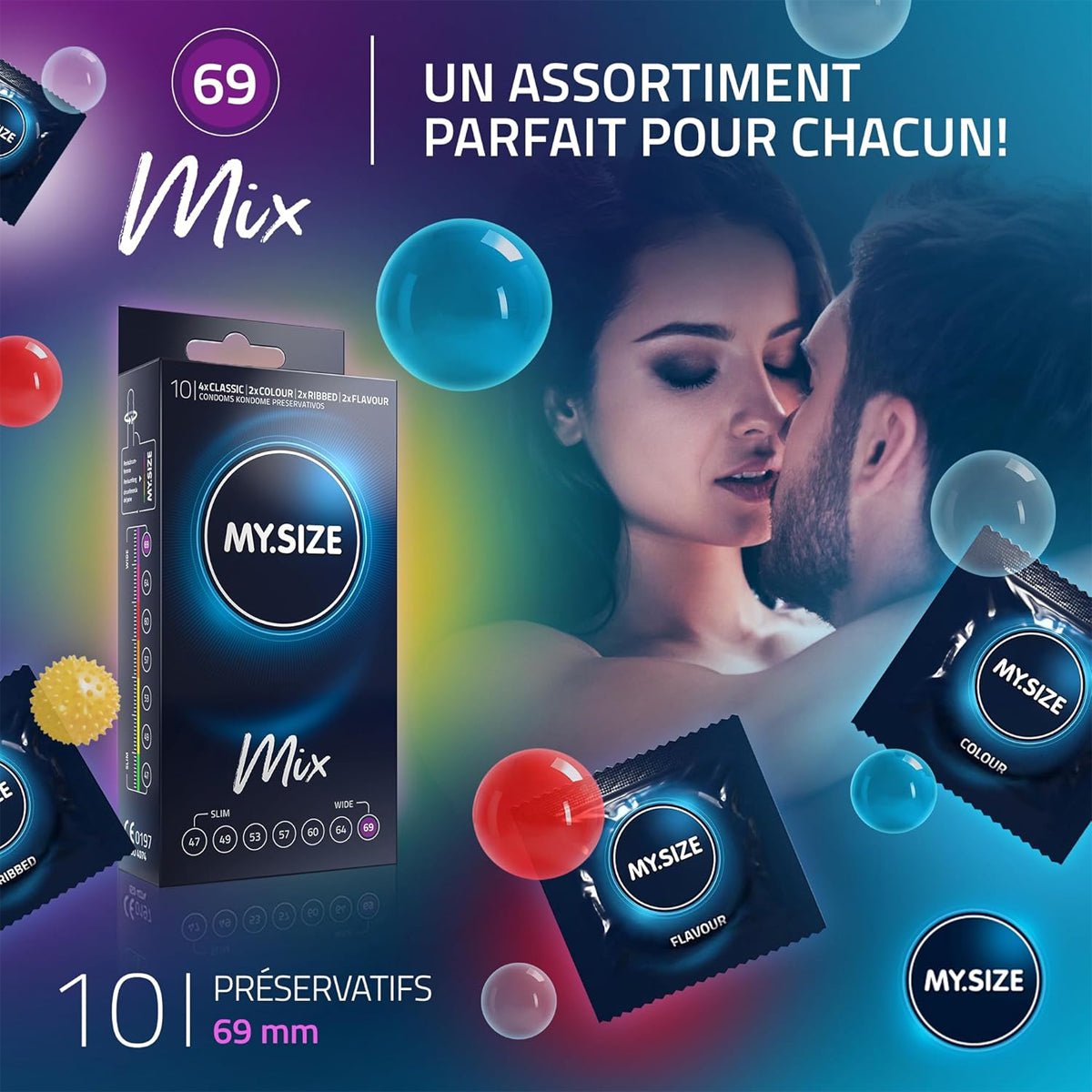 MySize Mix - Ultra-Fin & Parfumé - Condomz