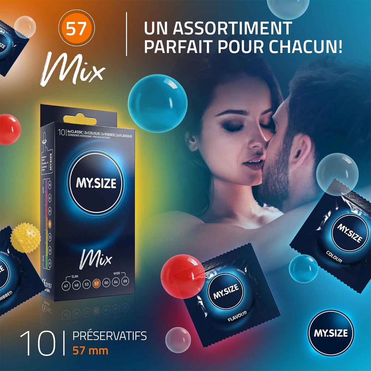 MySize Mix - Ultra-Fin & Parfumé - Condomz