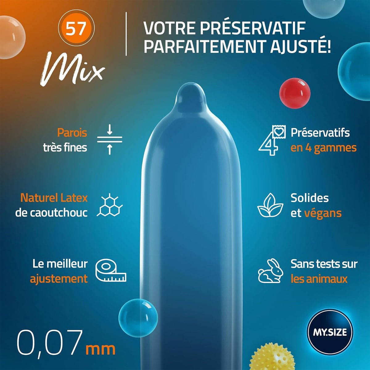 MySize Mix - Ultra-Fin & Parfumé - Condomz