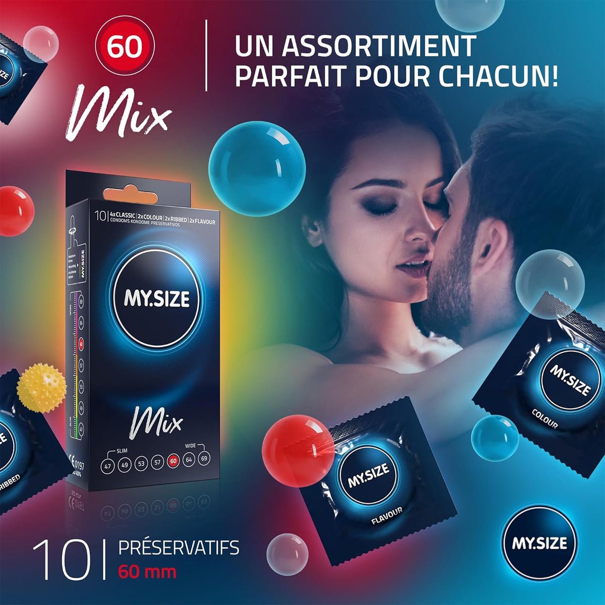 MySize Mix - Ultra-Fin & Parfumé - Condomz