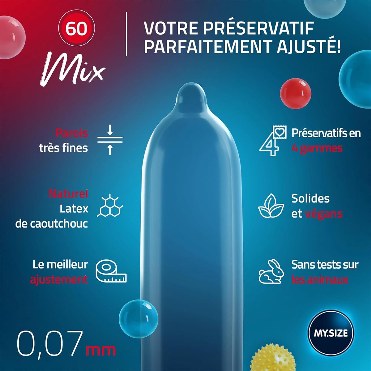 MySize Mix - Ultra-Fin & Parfumé - Condomz