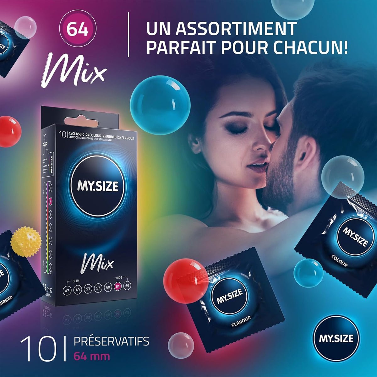MySize Mix - Ultra-Fin & Parfumé - Condomz