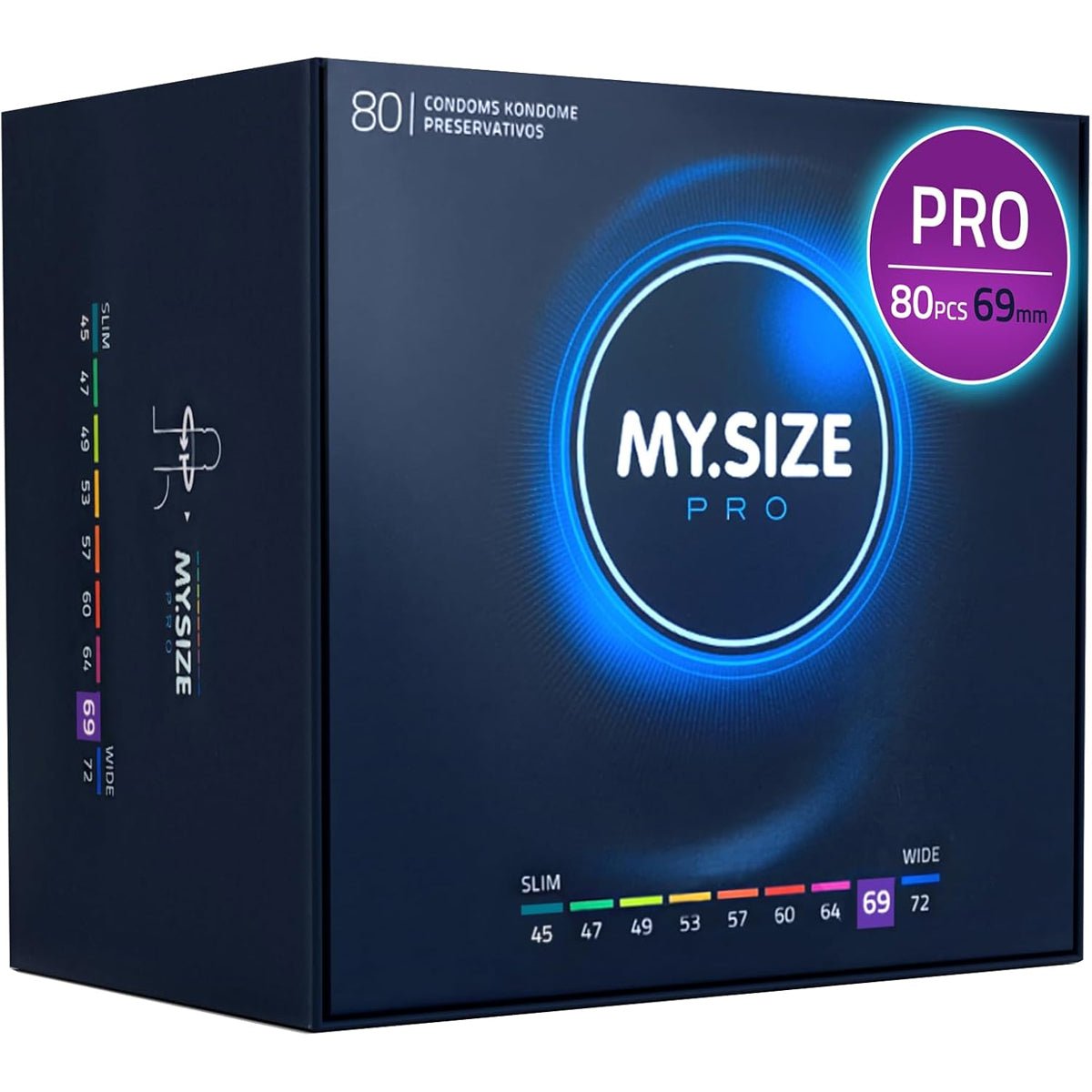 MySize Pro - Toutes Tailles & Ultra-Fin - Condomz