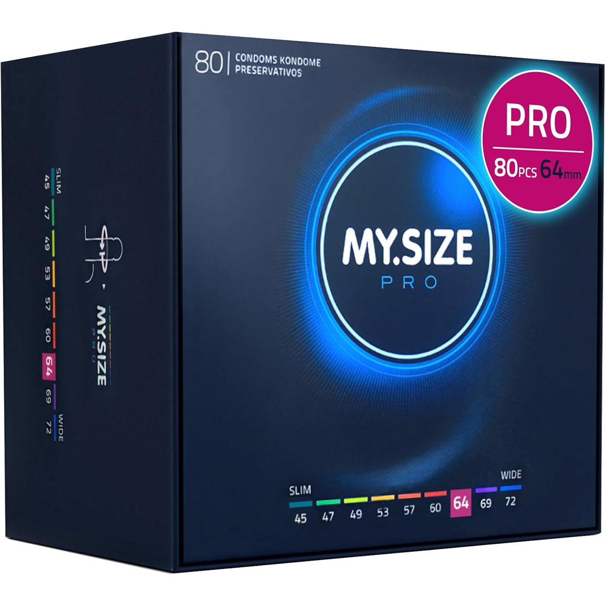 MySize Pro - Toutes Tailles & Ultra-Fin - Condomz