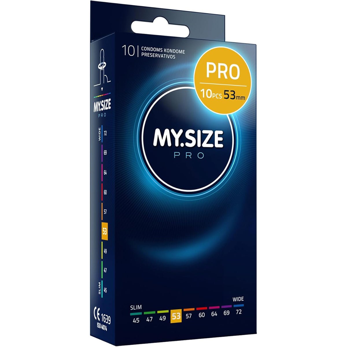 MySize Pro - Toutes Tailles & Ultra-Fin x10 - Condomz
