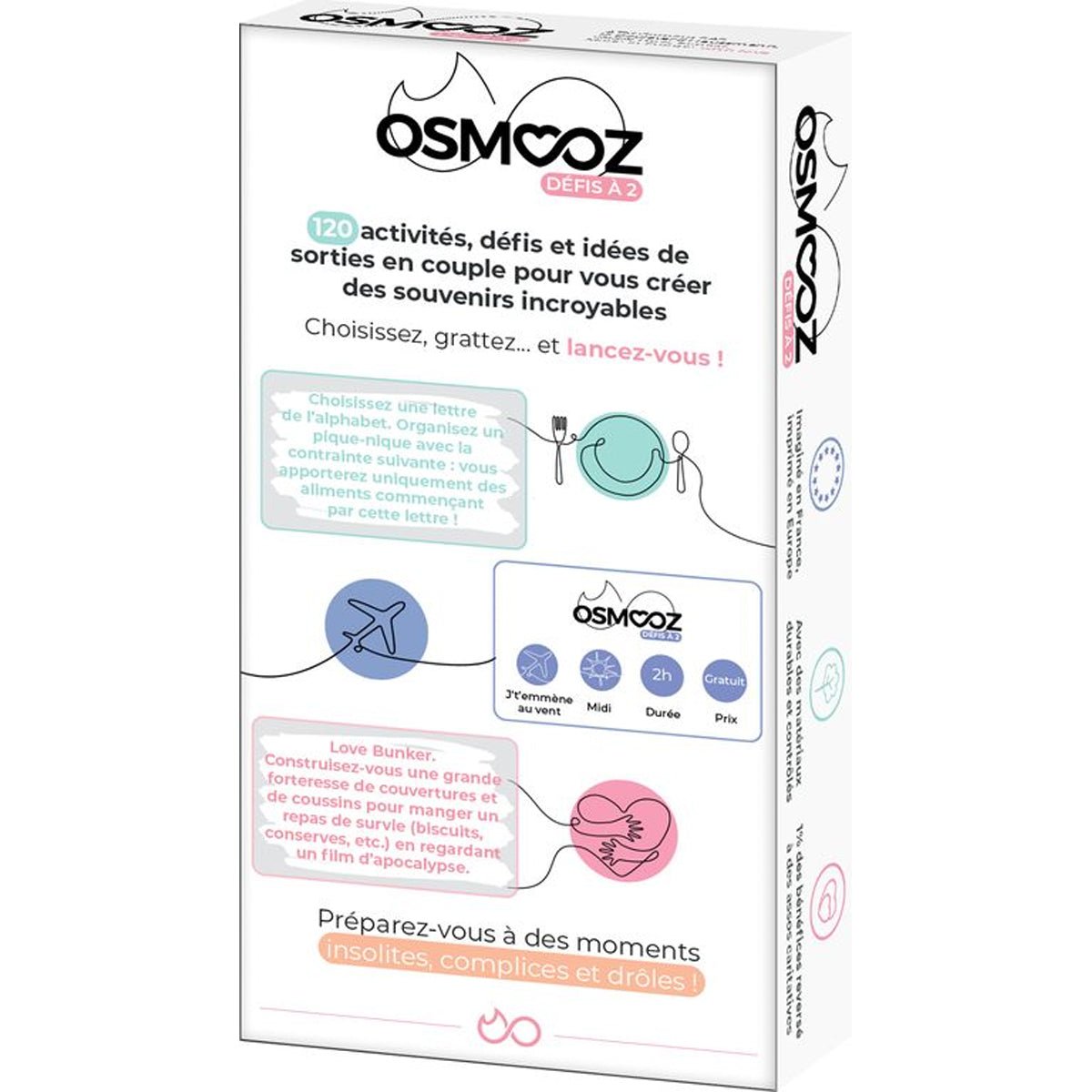 Osmooz Défis à 2 - Jeu de cartes - FSC - Condomz