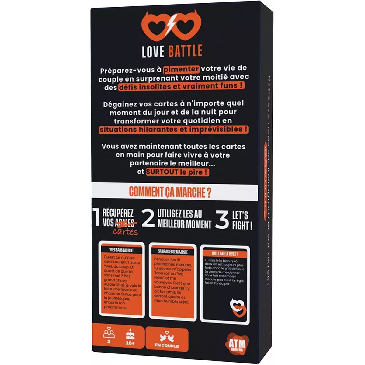 Osmooz Love Battle - Jeu de cartes - FSC - Condomz