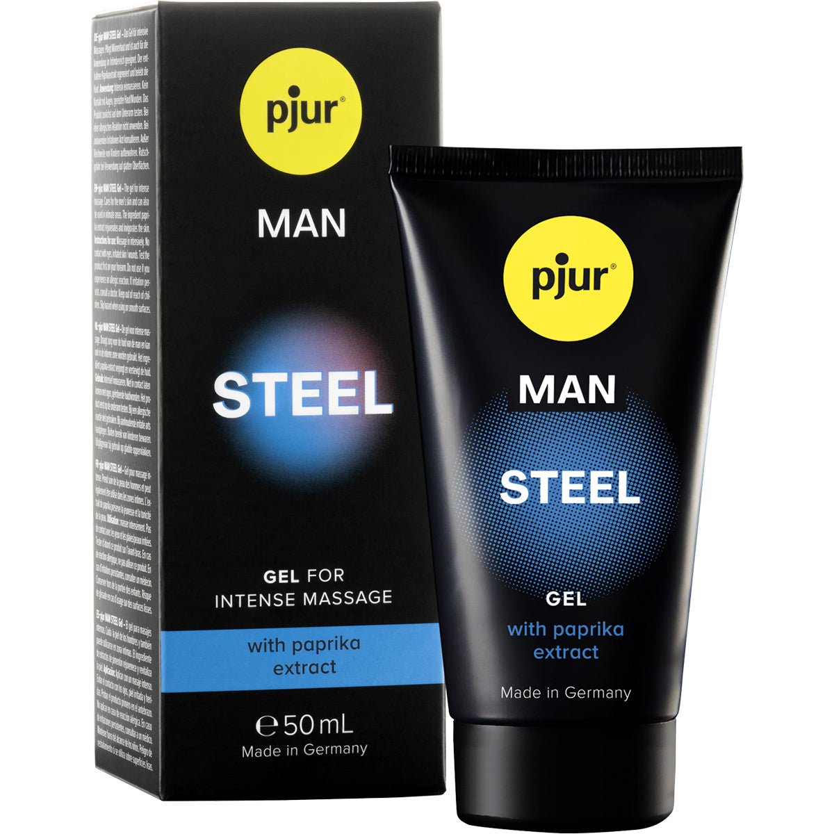 Pjur Man Steel - Effet Massant & Lubrifiant Intime - Condomz