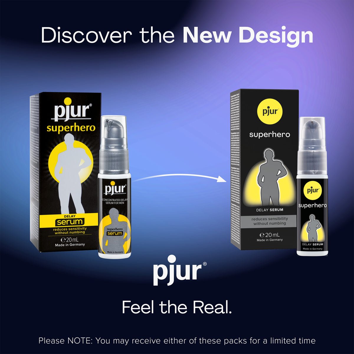 Pjur SuperHero Serum - Effet Retardant & Soin Intime - Condomz