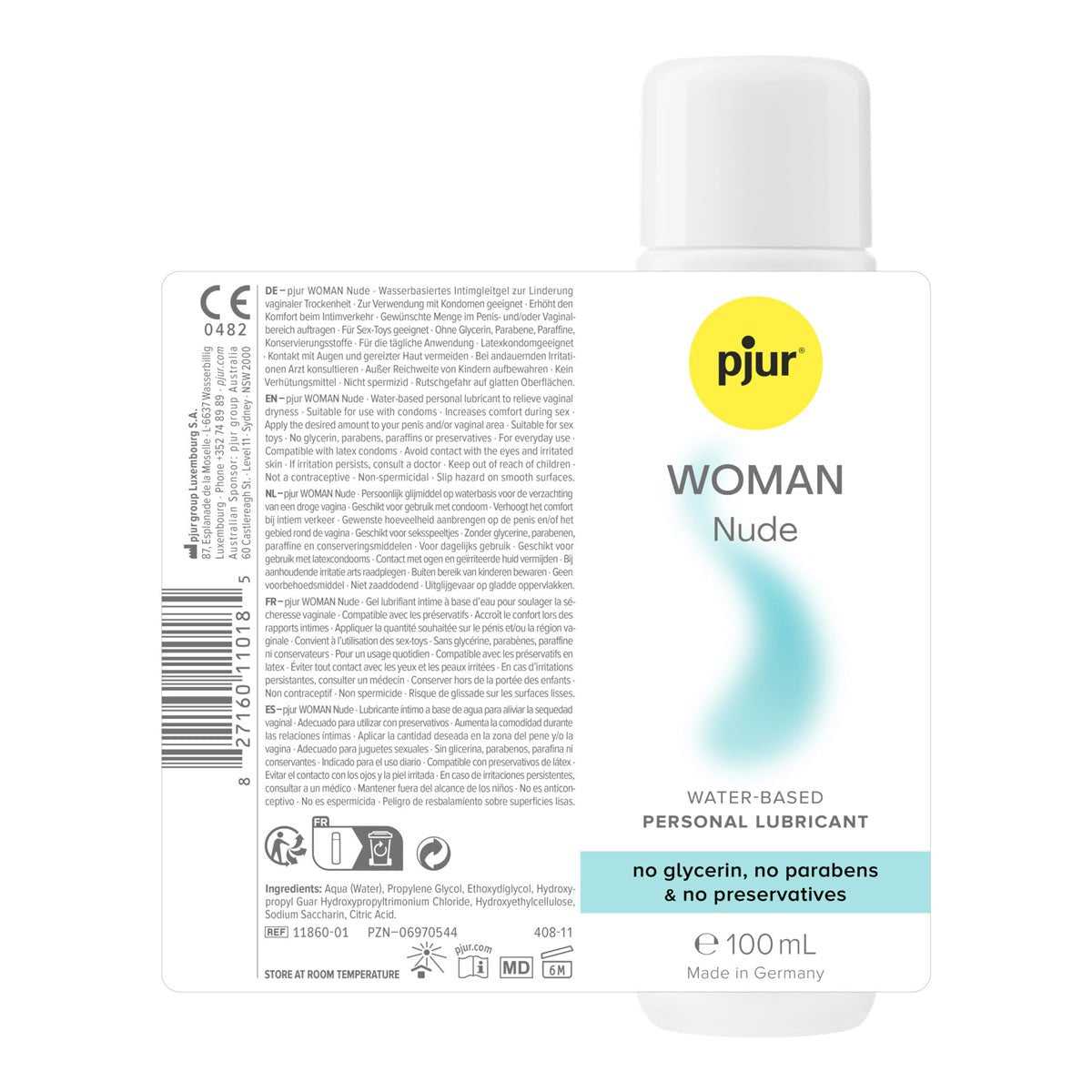 Pjur Woman Nude - Hydratant & À Base d'Eau - Condomz