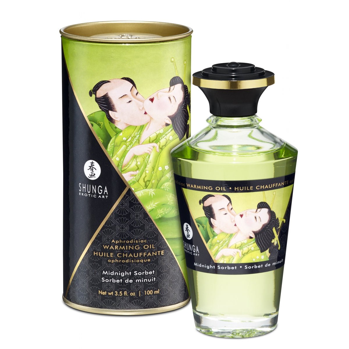 Shunga Huile Chauffante Aphrodisiaque - Parfumé & Effet Massant - Condomz